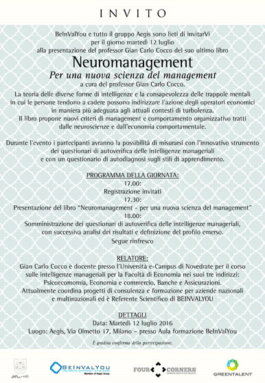 Presentazione del libro Neuromanagement